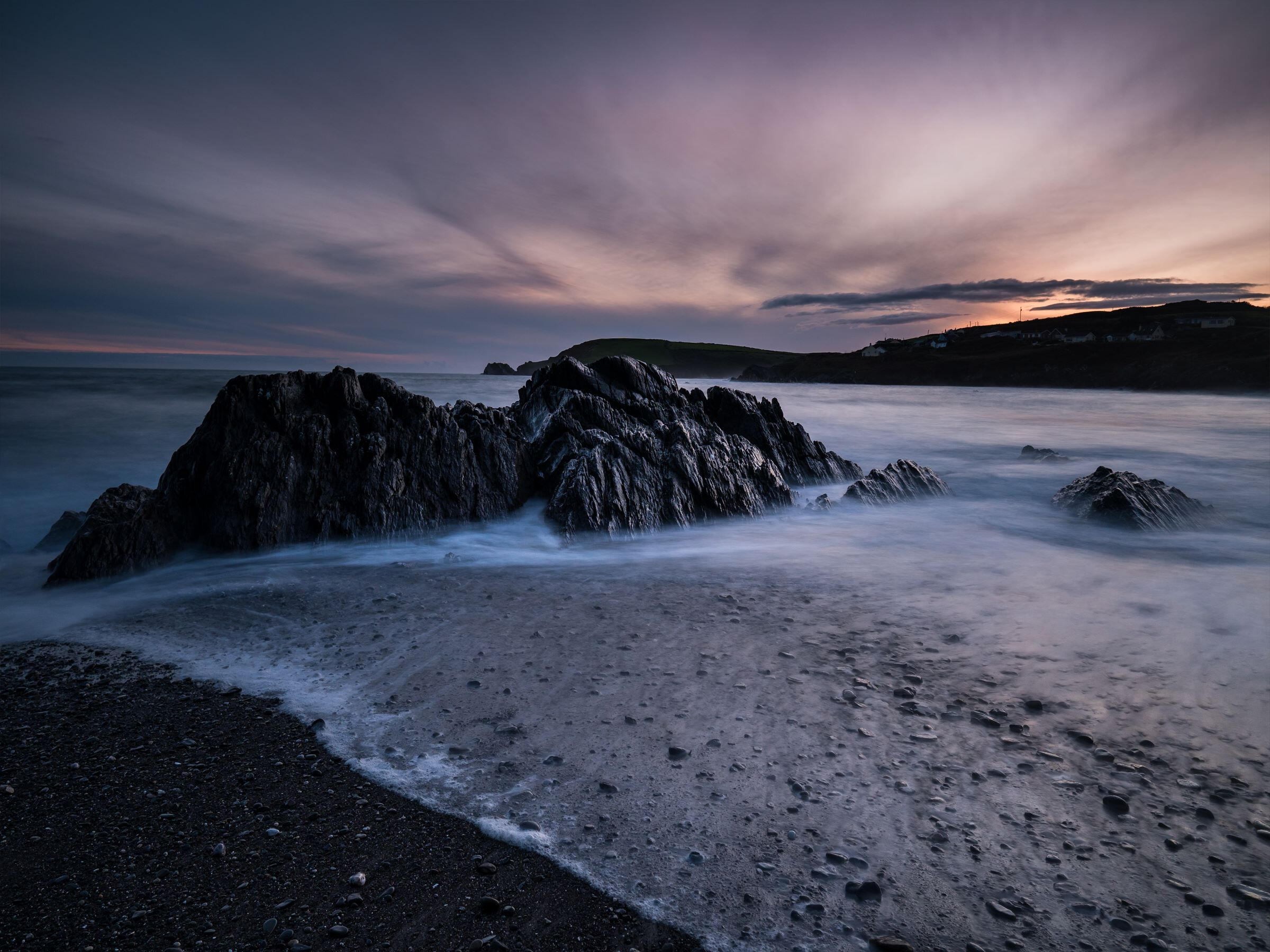Beautiful Hues at this Sunset at Owenahincha Beach